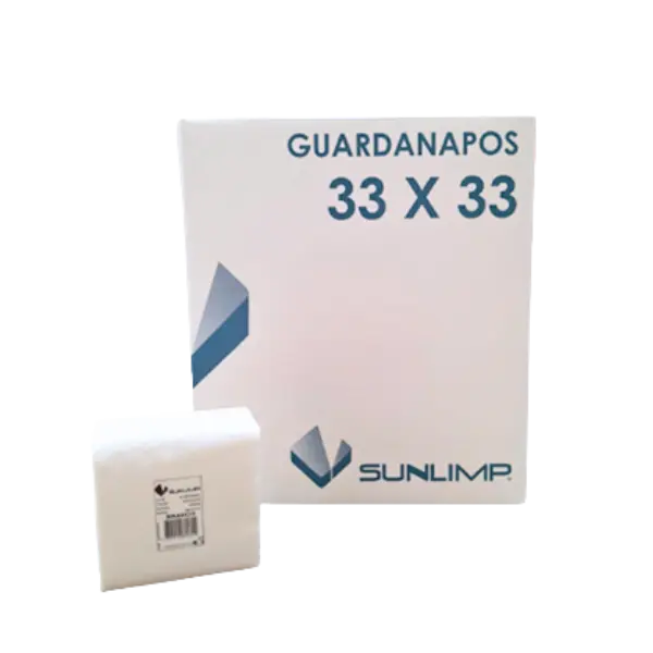 GUARDANAPO PAPEL SUNLIMP 33X33 2F -30X90F