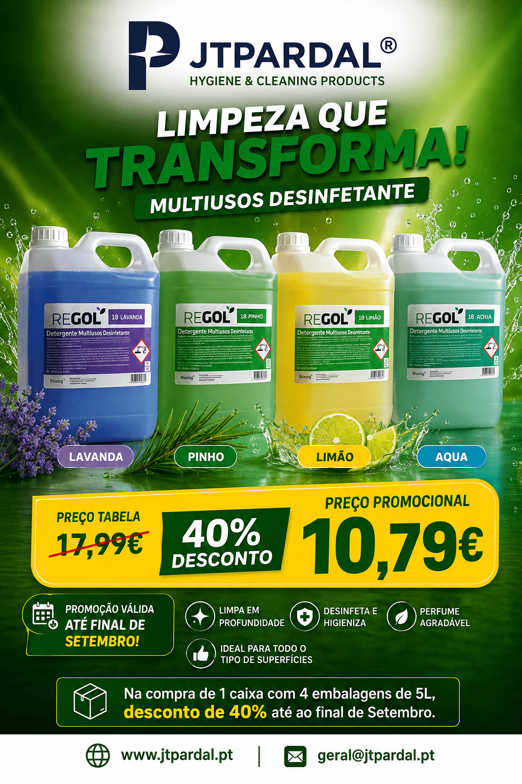 DESINFECTANTE MULTIUSOS REGOL